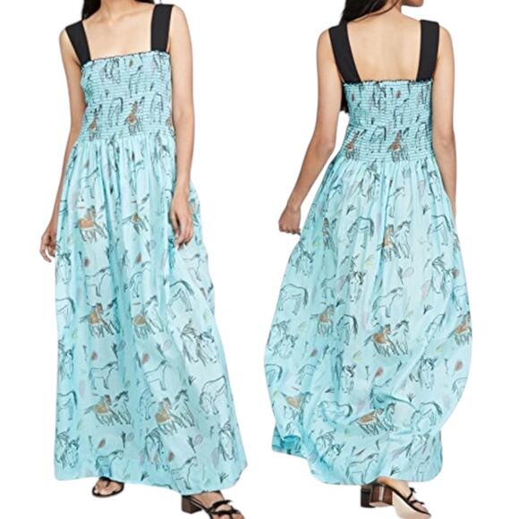Rachel Antonoff Dresses & Skirts - RACHEL ANTONOFF Clarice Smock Tank Dress In Horse Print
